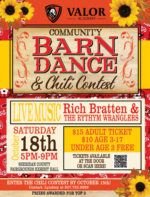 Valor Academy Community Barn Dance - Saturday, October 18th 5-9PM